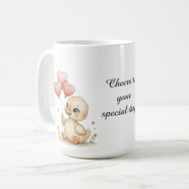 Cute Personalized Duckling Mug Kaffemugg