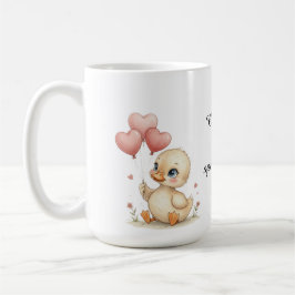 Cute Personalized Duckling Mug Kaffemugg