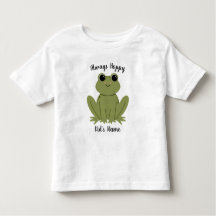 Cute Personalized Frog Always Hoppy Kids Name
