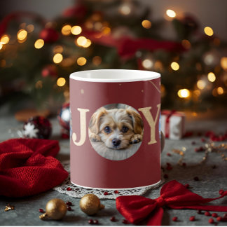 cute personalized holiday dog pet photos kaffemugg