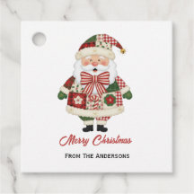 Cute Personalized Santa Christmas Holiday
