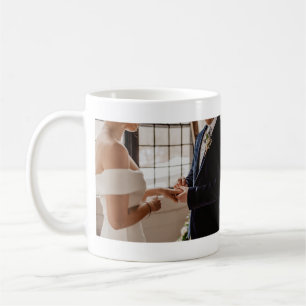 Cute Personlig Anpassningsbar Family Two Photo Col Kaffemugg