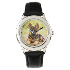 Cute Personlig Barn German Shepherd Armbandsur