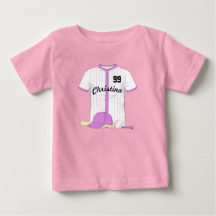 Cute Personlig Baseball T Shirt