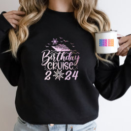 Cute Personlig Birthday Cruthage Frakt Family Rosa T Shirt
