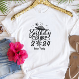 Cute Personlig Birthday Cruthage Frakt Family T Shirt