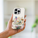 Cute Personlig Blommigt Monogram Wildblomma<br><div class="desc">Boho stil personlig blommigt wildblommmonogram iphone case</div>