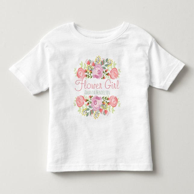 Cute personlig-blommor tröja (Framsida)