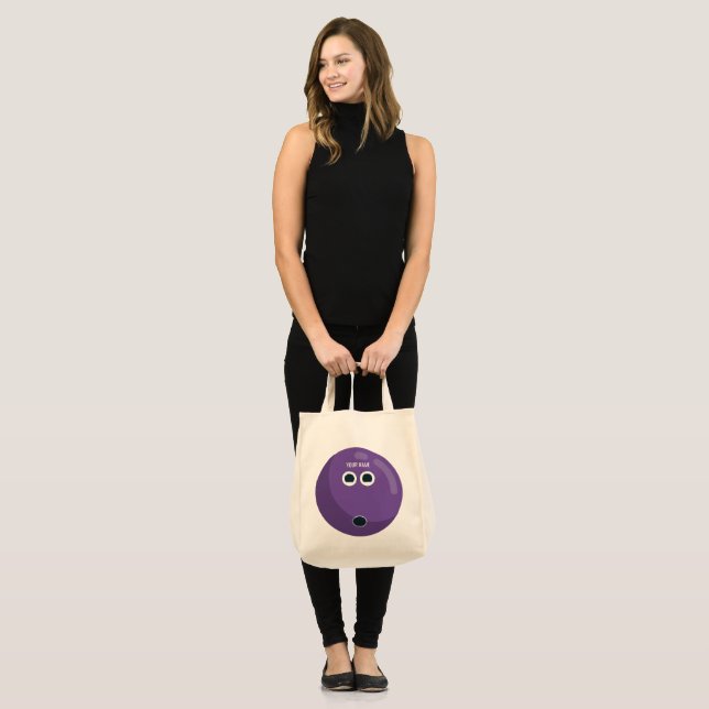 Cute Personlig Bowling Ball Bag Tygkasse (Fram (modell))