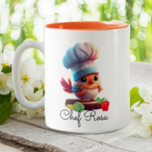 Cute Personlig Chef Bird
