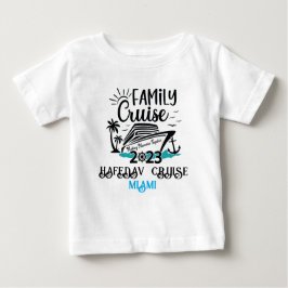 Cute Personlig Cruise Frakt Family Resa Sunset T Shirt