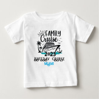 Cute Personlig Cruise Frakt Family Resa Sunset T Shirt