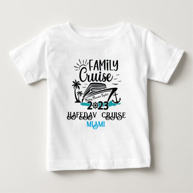 Cute Personlig Cruise Frakt Family Resa Sunset T T Shirt (Framsida)