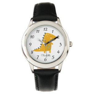 Cute Personlig Dinosaur Barn Armbandsur