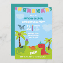 Cute Personlig Dinosaur themed Party