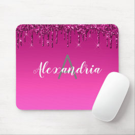 Cute Personlig-droppar Glitter Musmatta