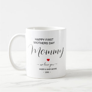 Cute Personlig First Mors dag kaffe Mugg