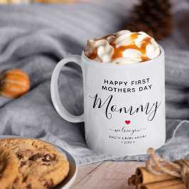 Cute Personlig "First Mors dag" pappa Kaffemugg