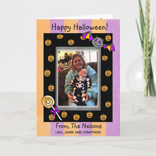 Cute Personlig Halloween Kort (Framsida)
