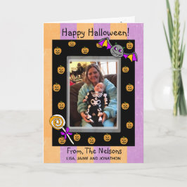 Cute Personlig Halloween Kort
