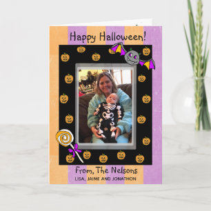 Cute Personlig Halloween Kort