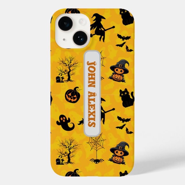 Cute Personlig Halloween silhouette (Baksida)