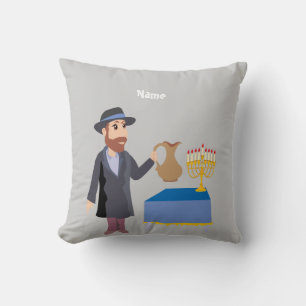 Cute Personlig Hanukkah Kudde