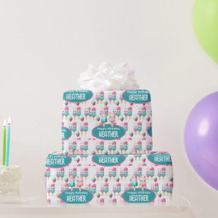Cute Personlig IcePop Sommardag Girls Presentpapper