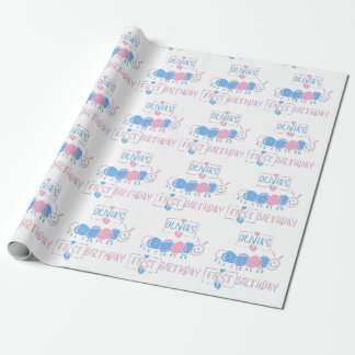 Cute Personlig Kids Doodle Mask Draw Birday Presentpapper