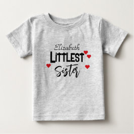 Cute personlig Little Sister T Shirt