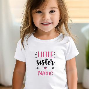 Cute Personlig Little Sister T Shirt