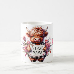 Cute Personlig Mors dag-citat/Cow Kaffemugg