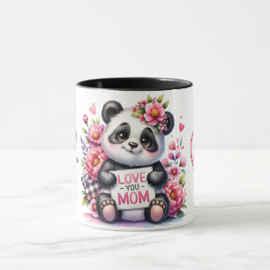 Cute Personlig Mors dag-citat/Panda Mugg
