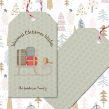 Cute Personlig Nordic jul Sled
