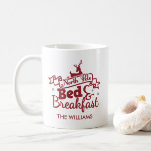 Cute Personlig North Pole-jul Kaffemugg