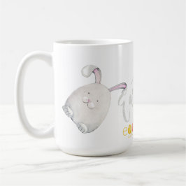 Cute Personlig Påskägg Hunt Illustration Kaffemugg