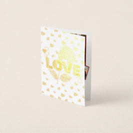 Cute Personlig Photo valentines day Folierat Kort
