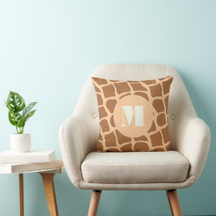 Cute Personlig Stylized Giraffe Mönster Pillow Kudde