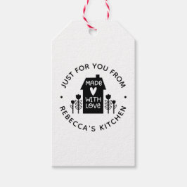 Cute Personlig tillverkad med Kärlek Gift Märkre Presentetikett