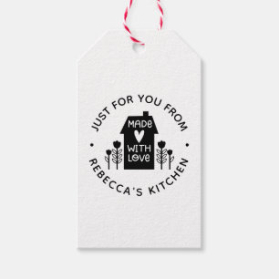 Cute Personlig tillverkad med Kärlek Gift Märkre Presentetikett
