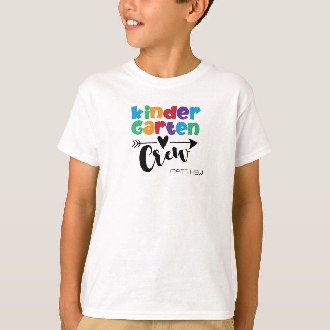 Cute, PERSONLIGER Kindergarten T Shirt (Framsida)