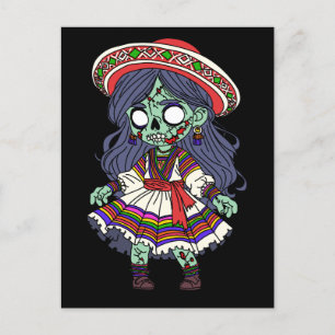 Cute Peruvian Zombie Vykort