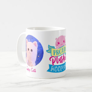 Cute Perzonalized Proud Plushie Hooman Photo Kaffemugg