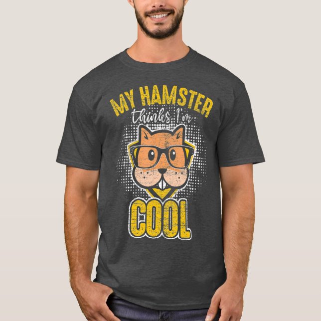 Cute Pet Animal Lover Hamster T Shirt (Framsida)