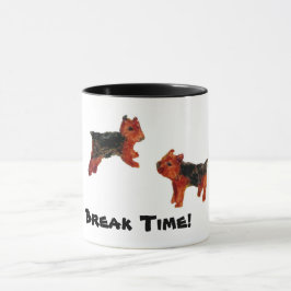 Cute Pet Art Terrier Hundar Anpassningsbar Mugg