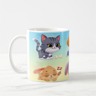 Cute Pet Friends Mugg för barn