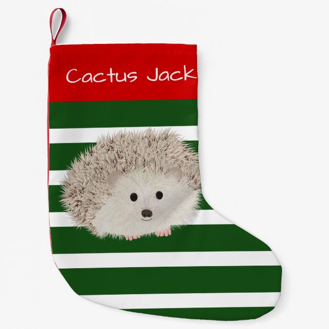 Cute Pet Hedgehog-julklapp Liten Julstrumpa (Framsidan)