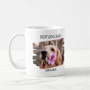Cute Pet Hund 2-fotomall, bästa Hund Pappa Kaffemugg