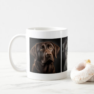 Cute Pet Hund 3 Photo Anpassningsbar Kaffemugg