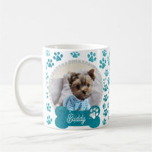 Cute Pet Hund Photo Ram glitter & Tassar Mönster